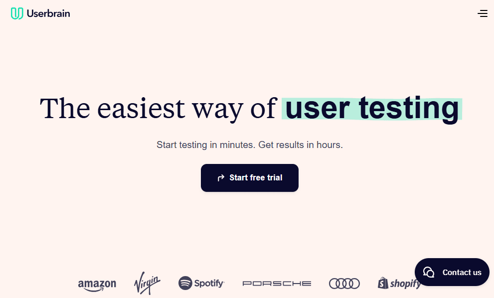 موقع Userbrain من بين أفضل مواقع الربح من اختبار المواقع والتطبيقات