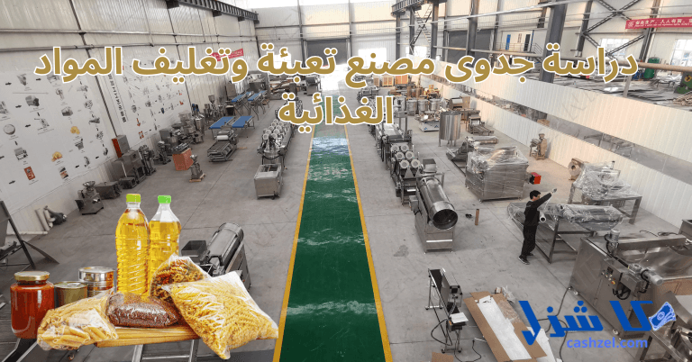 دراسة جدوى مشروع مصنع تعبئة وتغليف مواد غذائية 2025- 2 دراسة جدوى مشروع مصنع تعبئة وتغليف مواد غذائية